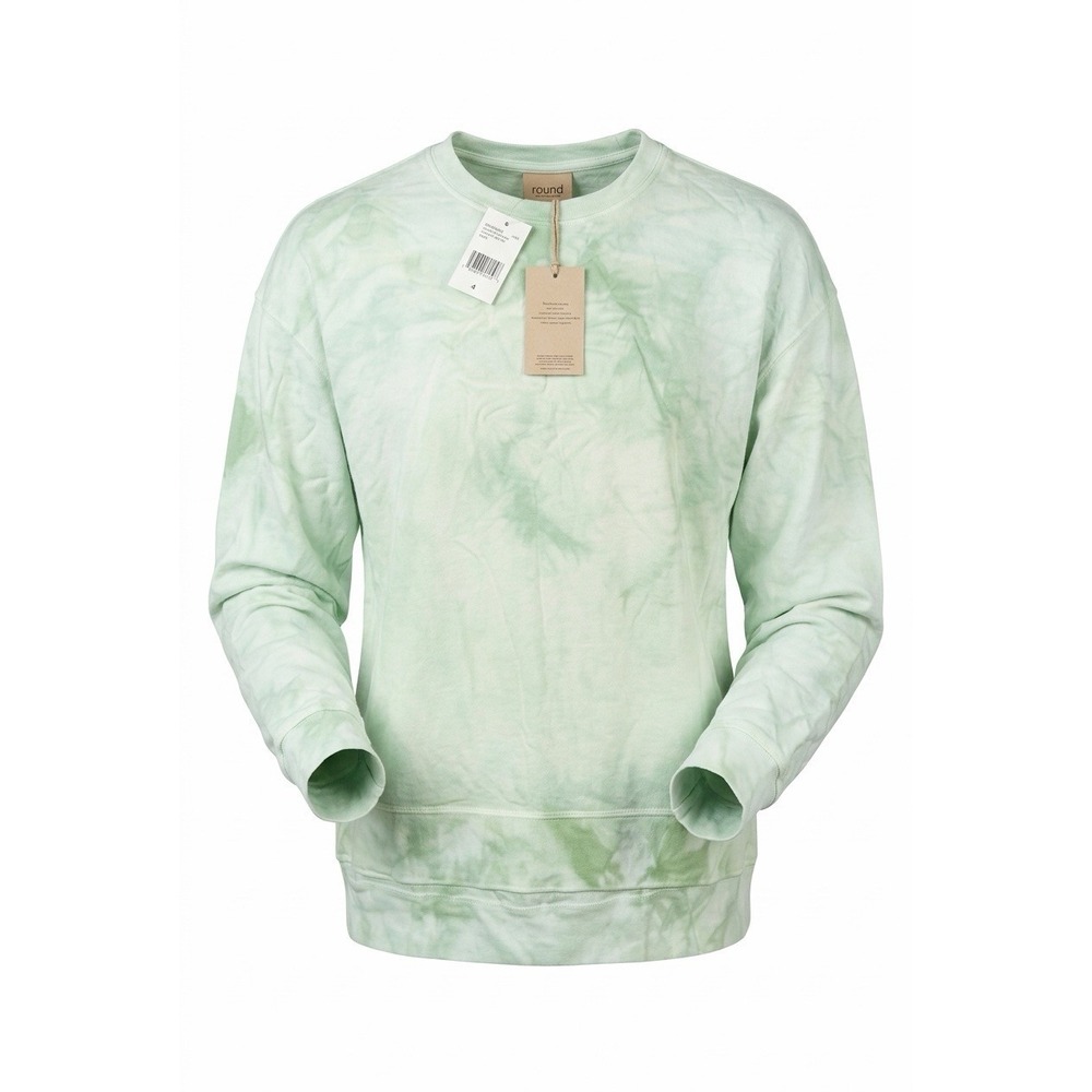 Found Los Angeles Mint Tie Dye Step Hem Cozy Sweatshirt Womens Small NWT FOUT050
